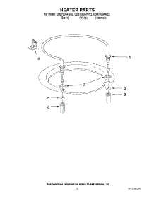 08 - Heater Parts parts for Magic Chef Dishwasher CDB7000AWB2 from AppliancePartsPros.com