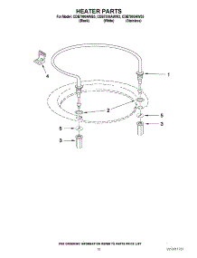 08 - Heater Parts parts for Magic Chef Dishwasher CDB7000AWS3 from AppliancePartsPros.com