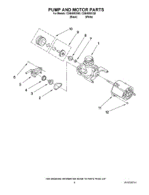 05 - Pump And Motor Parts parts for Maytag Dishwasher CDB4000XB0 from AppliancePartsPros.com