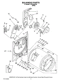 03 - Bulkhead Parts, Optional Parts (Not Included) parts for Whirlpool Dryer YHED4400TQ0 from AppliancePartsPros.com