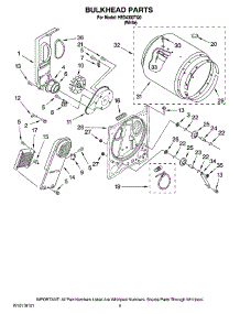 03 - Bulkhead Parts, Optional Parts (Not Included) parts for Maytag Dryer HED4300TQ0 from AppliancePartsPros.com