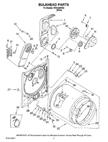 03 - Bulkhead Parts, Optional Parts (Not Included) parts for Maytag Dryer HED4400TQ0 from AppliancePartsPros.com
