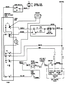 07 - Wiring Information parts for Magic Chef Dryer YG204LW from AppliancePartsPros.com