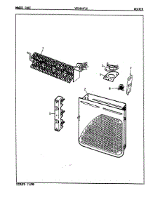 07 - Heater (Rev. A-D) parts for Magic Chef Dryer YE26HN2 from AppliancePartsPros.com