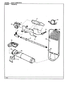 04 - Control Panel (Yg20h3)(Rev. E-H) parts for Magic Chef Dryer YG20HN3 from AppliancePartsPros.com