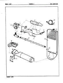 04 - Gas Carrying parts for Magic Chef Dryer YG20HY5 from AppliancePartsPros.com