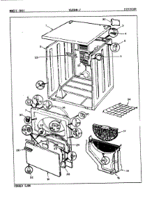 05 - Exterior parts for Magic Chef Dryer YG20HY2 from AppliancePartsPros.com