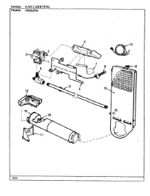 05 - Gas Carrying (Rev. A-D) parts for Magic Chef Dryer YG20JY4 from AppliancePartsPros.com