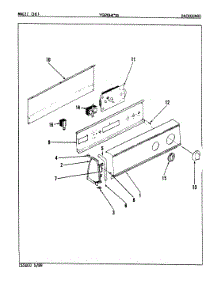 06 - Exterior (Yg20h2)(Rev. E) parts for Magic Chef Dryer YG20HN2 from AppliancePartsPros.com