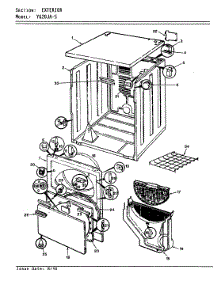 02 - Cylinder & Drive (Yg20ja5)(Rev. A-D) parts for Magic Chef Dryer YG20JA5 from AppliancePartsPros.com