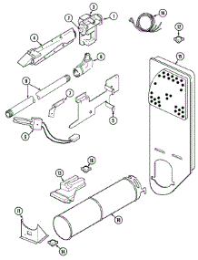 02 - Gas Carrying parts for Magic Chef Dryer YG204KA from AppliancePartsPros.com