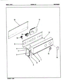 02 - Control Panel (Rev. A-B) parts for Magic Chef Dryer YG20HN3C from AppliancePartsPros.com