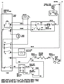 07 - Wiring Information parts for Magic Chef Dryer YE206KWC from AppliancePartsPros.com