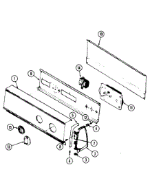 02 - Control Panel (Rev. A-C) parts for Magic Chef Dryer YE20JY1 from AppliancePartsPros.com