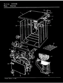 03 - Exterior parts for Magic Chef Dryer YE20JN4C from AppliancePartsPros.com