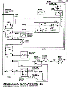 07 - Wiring Information parts for Magic Chef Dryer YE216KW from AppliancePartsPros.com
