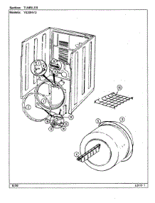 06 - Tumbler (Ye20hv3) parts for Magic Chef Dryer YE20HV3 from AppliancePartsPros.com