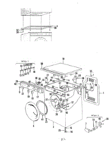 02 - Cabinet & Control Panel parts for Magic Chef Dryer MDCP1085-A from AppliancePartsPros.com