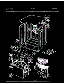 03 - Exterior parts for Magic Chef Dryer YE20EN2 from AppliancePartsPros.com