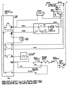 07 - Wiring Information parts for Magic Chef Dryer YE205KWC from AppliancePartsPros.com