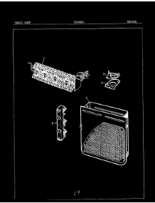 03 - Heater parts for Magic Chef Dryer YE20EY2 from AppliancePartsPros.com