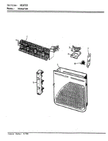 07 - Heater (Rev. A-B) parts for Magic Chef Dryer YE20JN25 from AppliancePartsPros.com