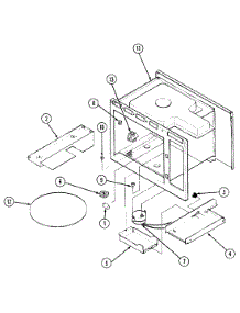 05 - Turntable parts for Magic Chef Microwave M46H-14T from AppliancePartsPros.com