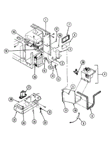 05 - Internal Controls parts for Magic Chef Microwave CM47JW-14T from AppliancePartsPros.com