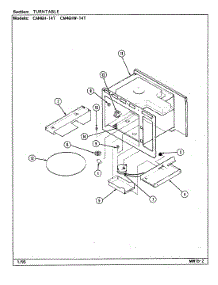 05 - Turntable parts for Magic Chef Microwave CM46HW-14T from AppliancePartsPros.com