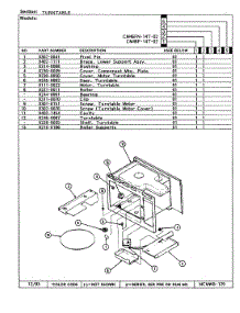 05 - Turntable parts for Magic Chef Microwave CM46FN-14T-02 from AppliancePartsPros.com