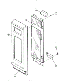 02 - Control Panel parts for Magic Chef Microwave CM46D-8P-02 from AppliancePartsPros.com