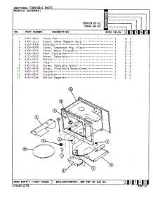 05 - Turntable parts for Magic Chef Microwave CM46F-8P-02 from AppliancePartsPros.com