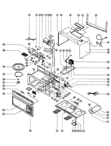 Total Assy parts for Magic Chef Microwave MCO165UW from AppliancePartsPros.com