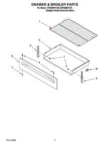 04 - Drawer & Broiler Parts parts for Maytag Range CERS858TCD0 from AppliancePartsPros.com