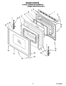 05 - Door Parts, Optional Parts (Not Included) parts for Maytag Range CERS858TCD0 from AppliancePartsPros.com