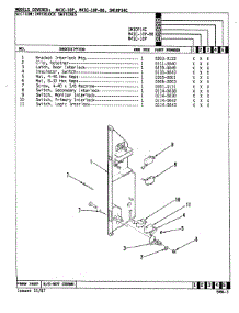 04 - Latch Release parts for Magic Chef Microwave SM10P14C from AppliancePartsPros.com