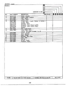 Door Page 2 parts for Magic Chef Microwave DM15H14TMW from AppliancePartsPros.com