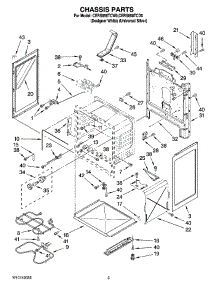 03 - Chassis Parts parts for Maytag Range CERS858TCW0 from AppliancePartsPros.com