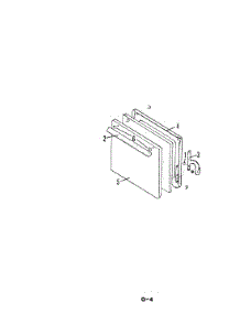02 - Door parts for Magic Chef Range 11GY-10K from AppliancePartsPros.com