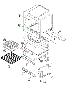 04 - Oven / Base parts for Magic Chef Range CGS1230ADH from AppliancePartsPros.com