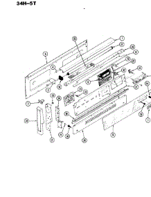 02 - Control Panel parts for Magic Chef Range 34HN-5TKVW from AppliancePartsPros.com