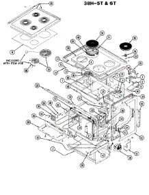 02 - Body parts for Magic Chef Range 38HN-5TVW from AppliancePartsPros.com