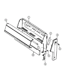 02 - Control Panel parts for Magic Chef Range 3126STA from AppliancePartsPros.com