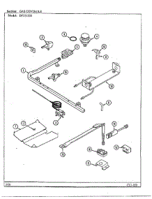 Gas Controls parts for Magic Chef Range DF251300 from AppliancePartsPros.com