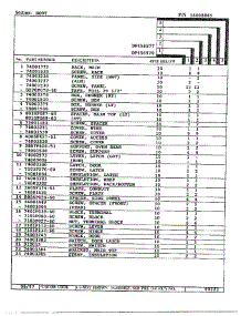 Body Page 2 parts for Magic Chef Range DF456570 from AppliancePartsPros.com