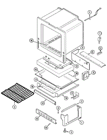 05 - Oven / Base parts for Magic Chef Range CGR3510ADH from AppliancePartsPros.com