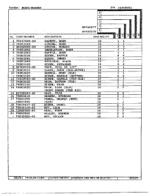 Door / Drawer Page 2 parts for Magic Chef Range DF456570 from AppliancePartsPros.com