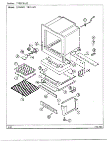 Oven / Base parts for Magic Chef Range DF255670 from AppliancePartsPros.com