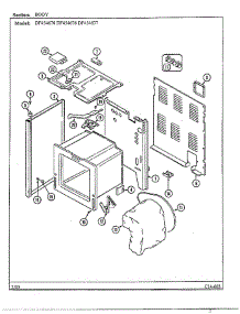 Body parts for Magic Chef Range DF454677 from AppliancePartsPros.com