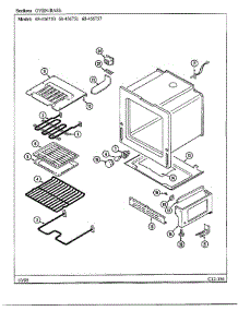 Oven / Base parts for Magic Chef Range 68-456751 from AppliancePartsPros.com